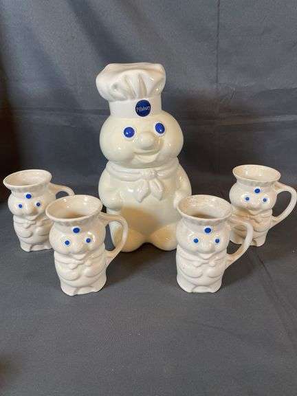 Pillsbury Cookie Jar & Mugs