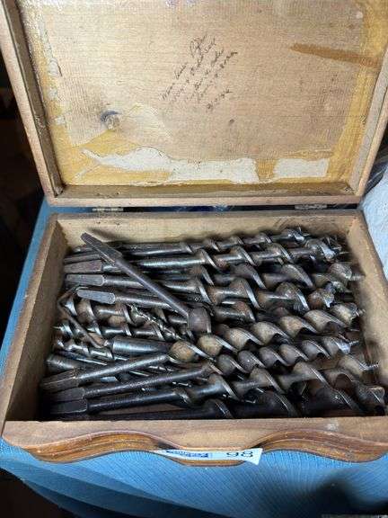 Clothes Pins And Box Of Drill Bits