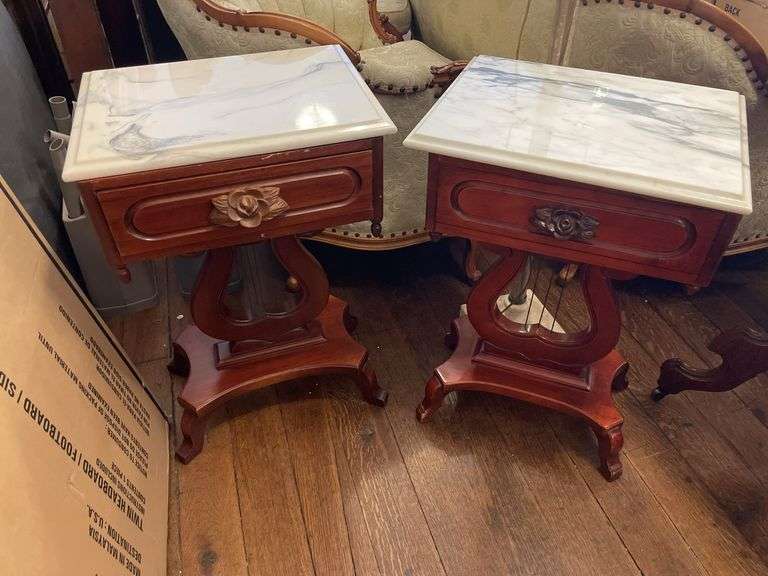 Marble Top Side Tables