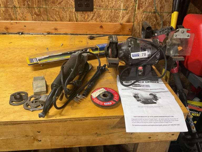 Bench Grinder, Angle Grinder