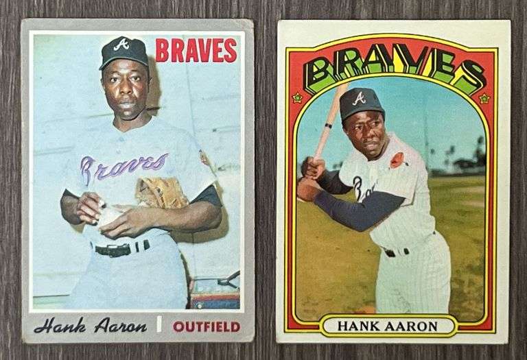Assorted ‘60s & ‘70s Hank Aaron Baseball Cards