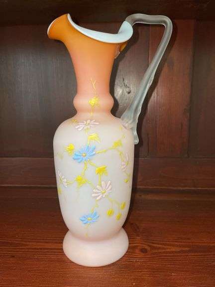 Frosted vase