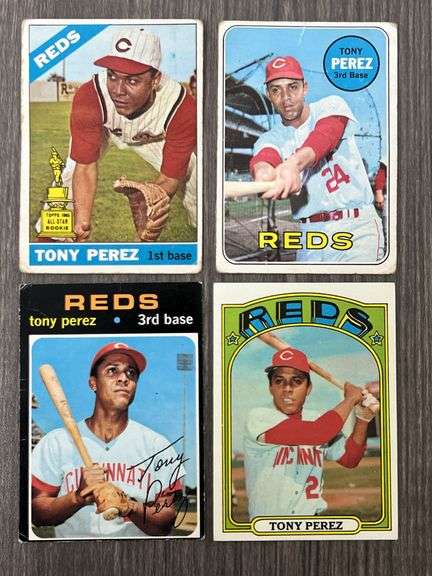 Assorted ‘60s & ‘70s Tony Perez Baseball Cards