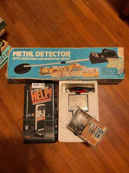 Metal Detector, Battery Tester, Tuner, Band Radio