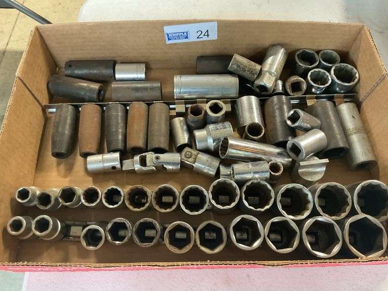 3/4" Deep Well & Shallow Sockets