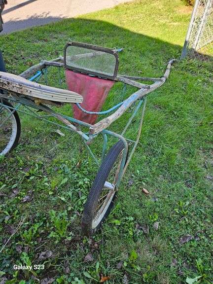 Vintage Sulky Racing Horse Cart  for Standard Size Horse - Frame looks solid