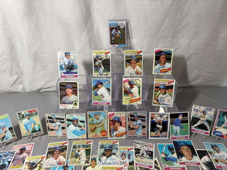 Dodgers Baseball Cards including cards from the 1970s and newer.