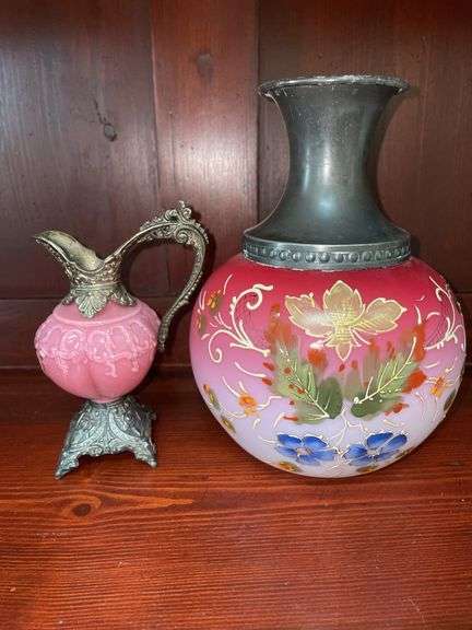 Cranberry vase