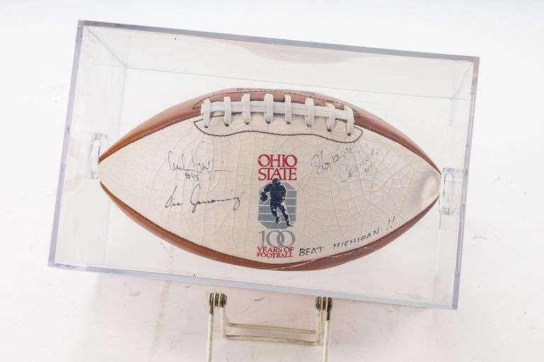 Vintage Archie Griffin Signed OSU Football- Beat Michigan!
