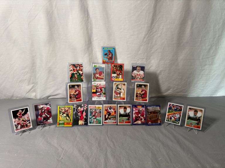 1970s, 80s and newer San Francisco 49ers football cards
