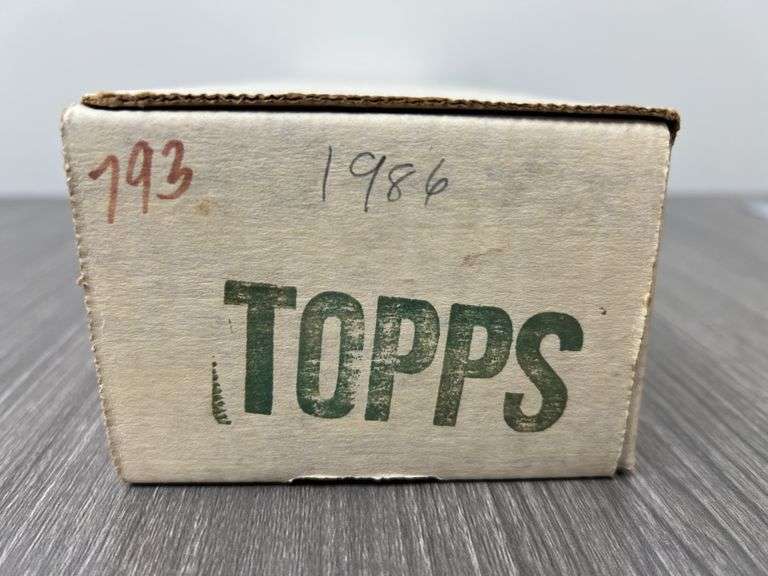 1986 Topps Complete Set Baseball Cards