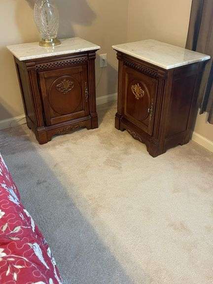 Marble top Nightstands