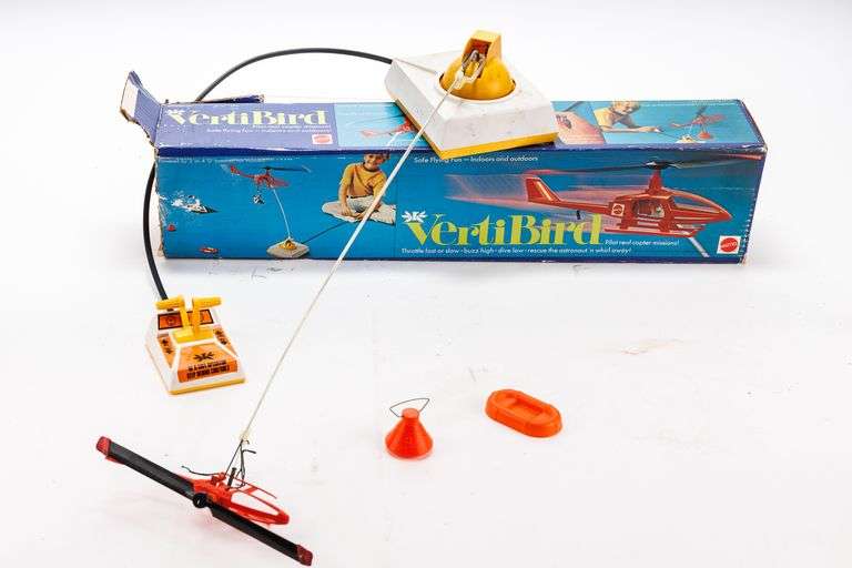 Vintage Matel 1971 VertiBird Helicopter