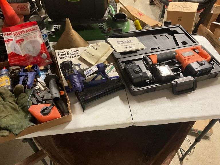 Sawzall, Brad Nailer / Stapler, Misc. Tools