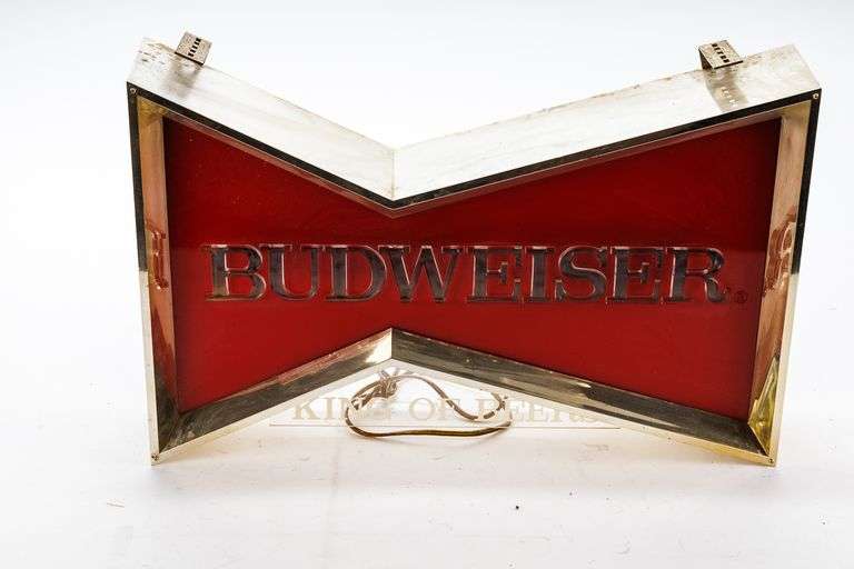 Vintage Budweiser Lighted Sign