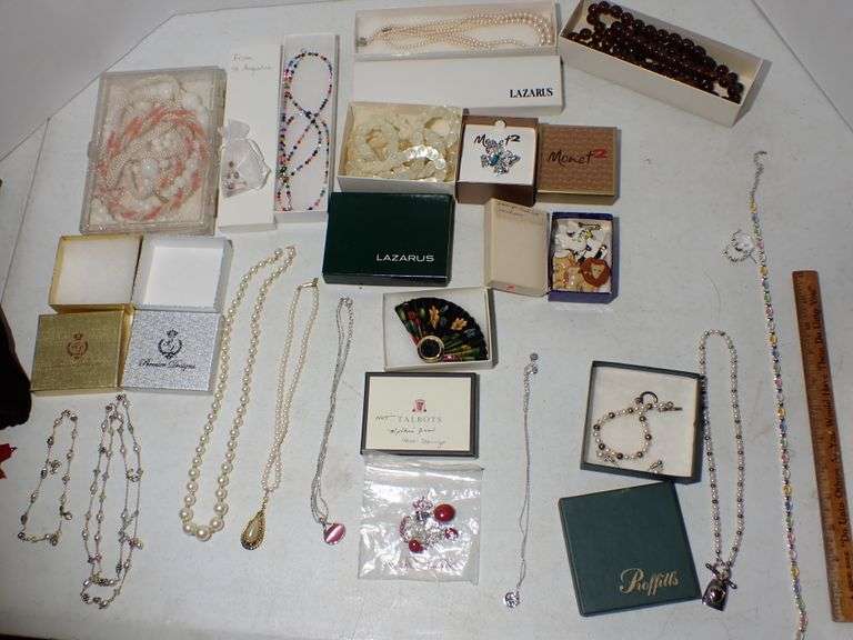 Jewelry - Necklaces, Earrings, brooches, Bracelets.  See all photos