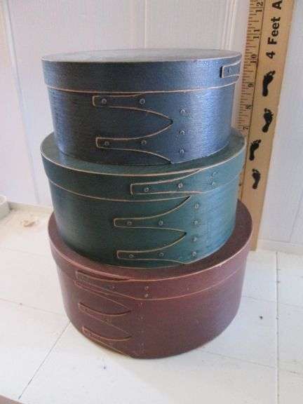 Set Of 3 Decor Wood Pantry Boxes