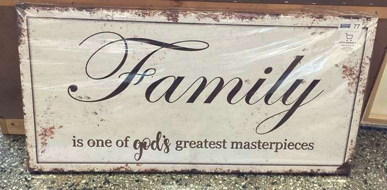 New Canvas Wall Art 20”x40” Family is one of god’s greatest masterpieces
