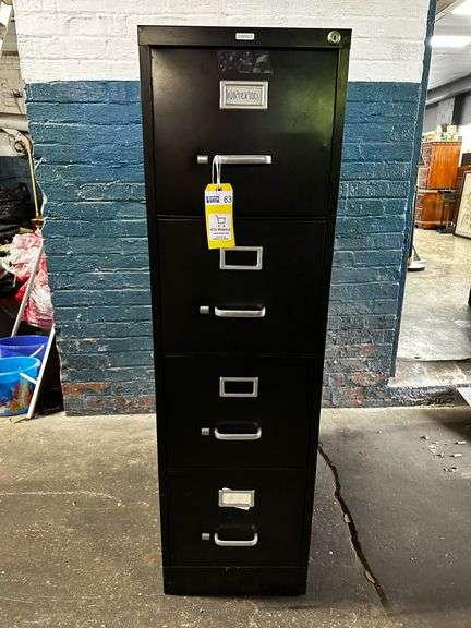 Filing Cabinet Black