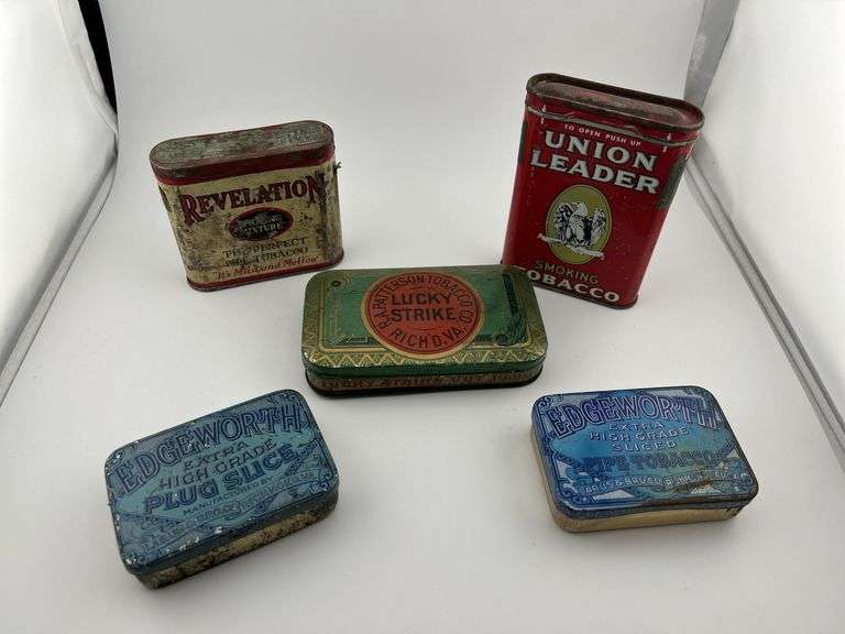 Antique Tobacco Tins