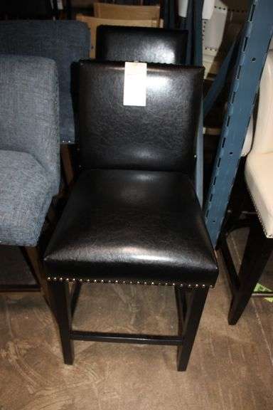 Faux Leather Counter Stools
