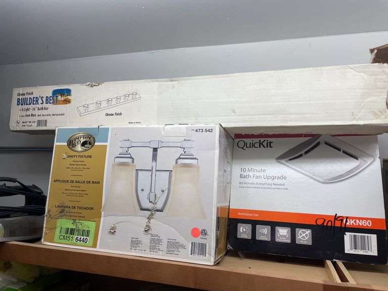 Chrome light fixtures