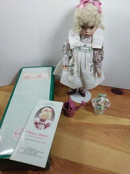 Dianna Effner's - Mary, Mary Quite Contrary Doll from Mother Goose Collection