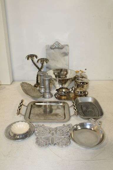 Metal & Marble Serveware