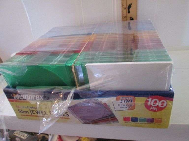 Memorex Slim Jewel CD Cases 100 Count Missing 1