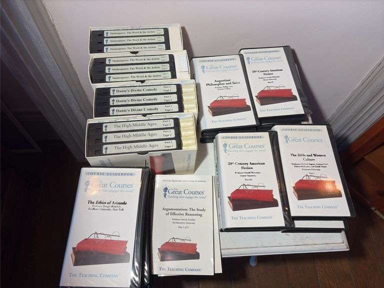 VHS Tapes of Shakespeare in Great Courses of Western Culture Auction Ohio