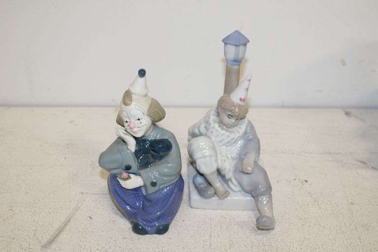 Mexican Porcelain Clown Figures