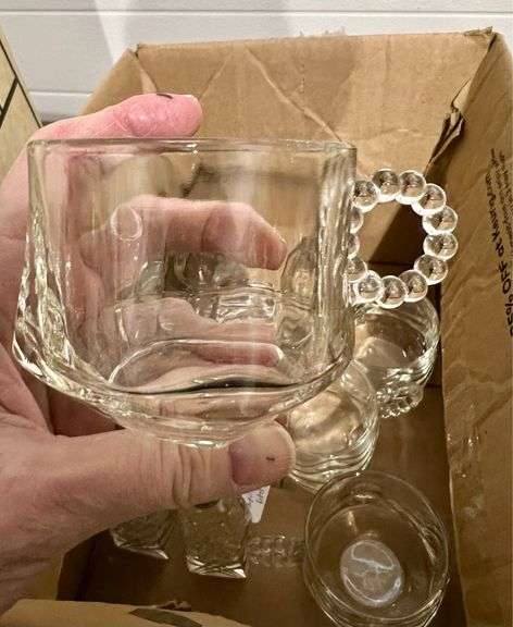 Crystal S & P, Glass Cups