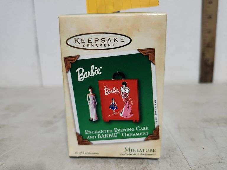 2002 Hallmark Keepsake Enchanted Evening Case & Barbie