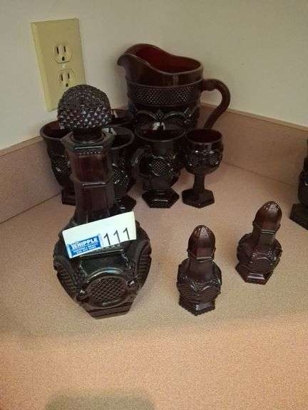 "Cranberry" Glassware