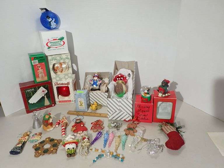 Vintage Christmas - Blown Glass Bulbs & More - IN EXCELLENT CONDITION