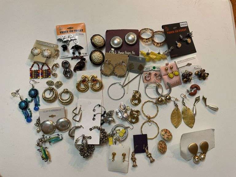 Assortment of earrings
