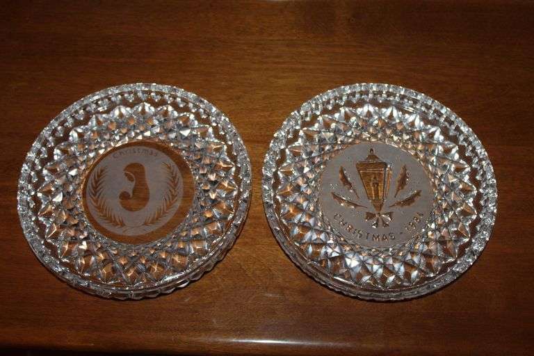 Waterford Crystal Christmas Plates