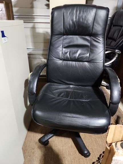 Office Chair With Worn Spots 24x45