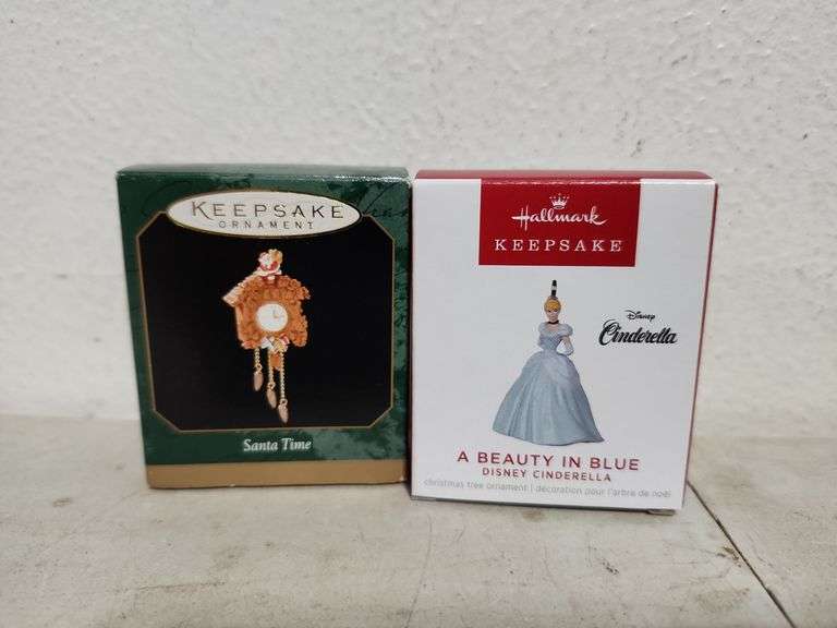 Hallmark Keepsake Santa Time Clock & Cinderella
