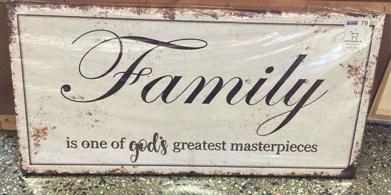 New Canvas Wall Art 20”x40” Family is one of god’s greatest masterpieces