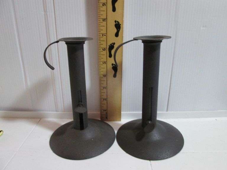Sm Adj. Scraper Candle Stands 7"