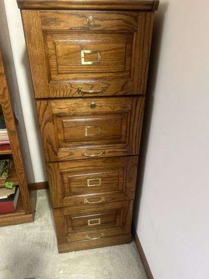 Wood File Cabinet