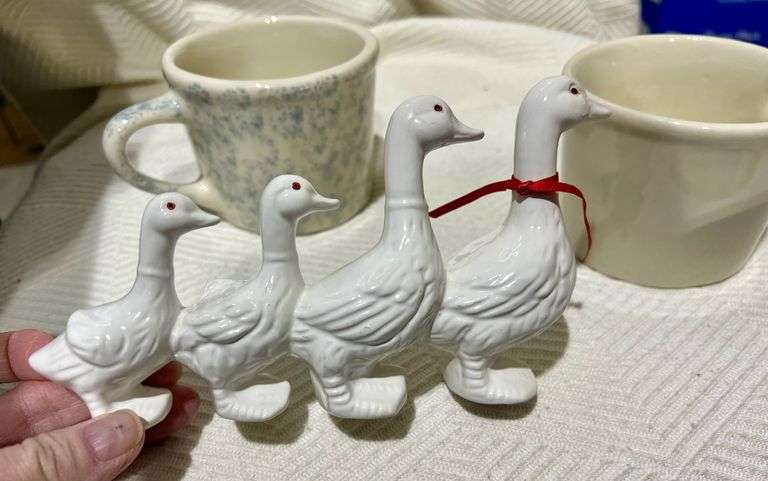 Two Hartstone Mugs and Ducks