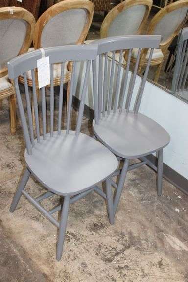 Gray Farmhouse Dining Chairs