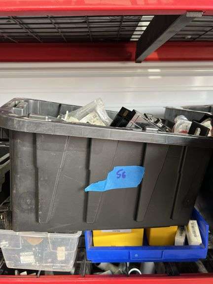 Multiple totes of electrical switches