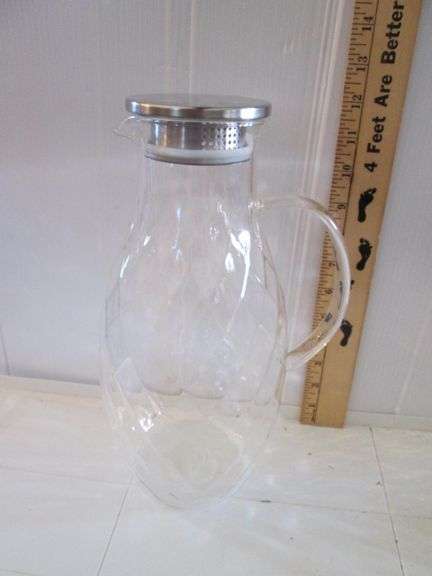 Large JCP Kitchen Glass Pitcher