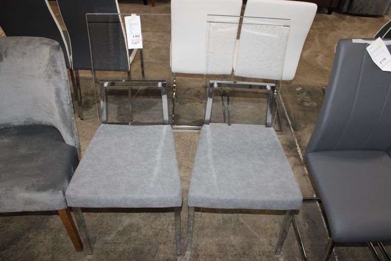 Acrylic & Chrome Chairs