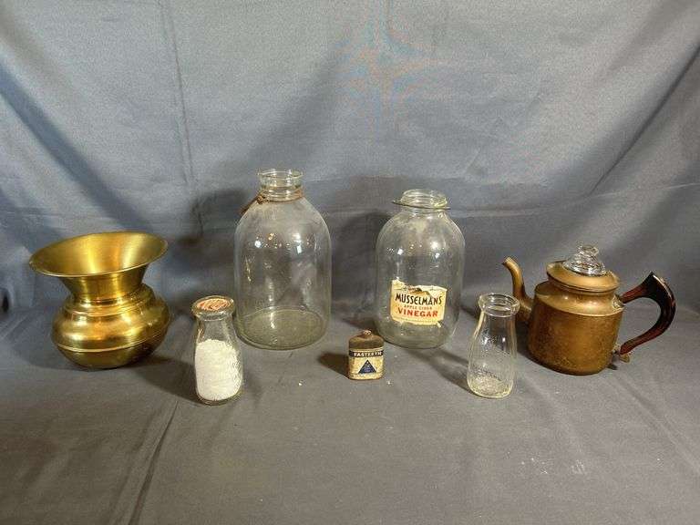 Milk Bottles, Spittoon & More