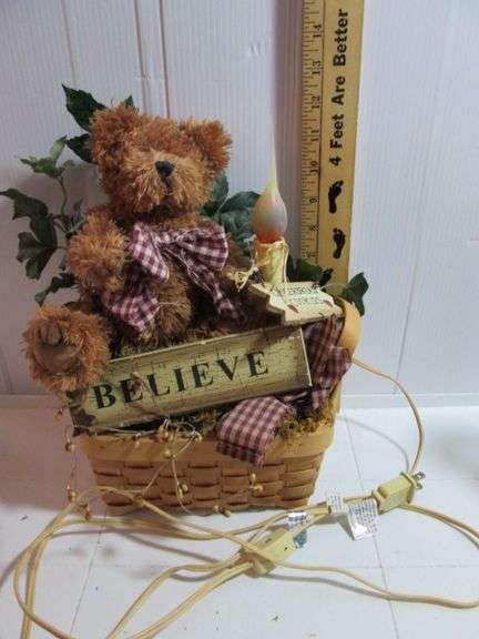 Bear Basket Lamp