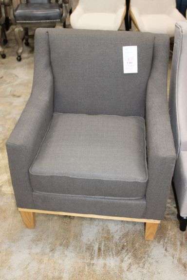 Gray Upholstered Chair